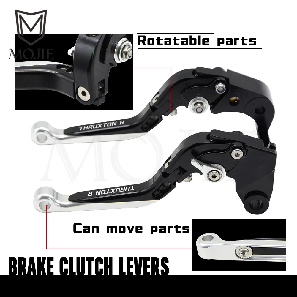 For Triumph THRUXTON R 2016 CNC Levers Motorcycle Accessories