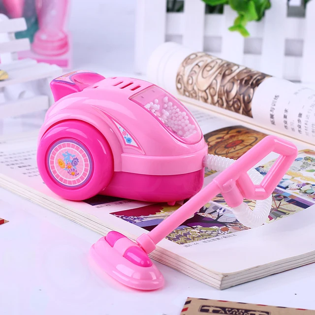 1PCS Kawaii Pretend Play Mini Simulation Kitchen Toys Light-up & Sound Pink Household Appliances Toy for Kids Children Baby Girl 6
