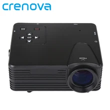 Crenova домашний мини-Кино проектор HDMI LED игры pc цифровой мини Проекторы Поддержка 1080 P proyector новый подарок