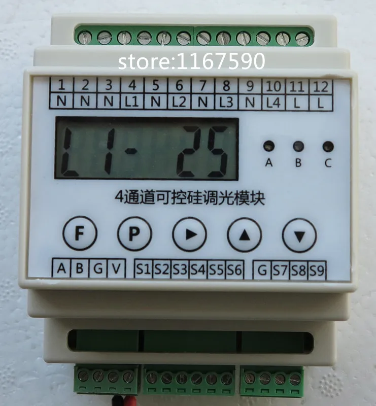

Best price! Programmable controller ac motor controller 4 channel SCR dimmer module rs485 modbus dimmer