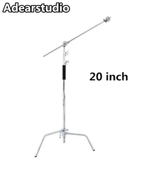 

Heavy Duty Stainless Steel light stand backdrop stand C-Stand with Hold Arm and Grip Head for Photography Reflectors CD05Y