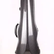 Один чехол из углеродного волокна для скрипки 4/4 Размер Чехол из углеродного волокна крепкий светильник прочный черный цвет белый цвет