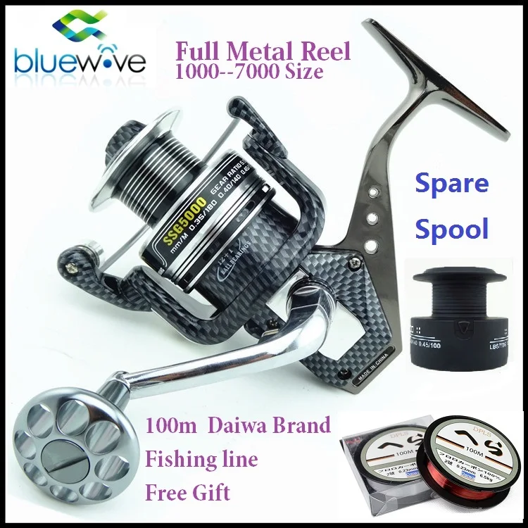 Prix pour Bluewave Qualité Full Metal 1000--7000 taille 13 + BB Spinning Reel Prix pour Bluewave Qualité Full Metal 1000--7000 taille 13 + BB Spinning Reel