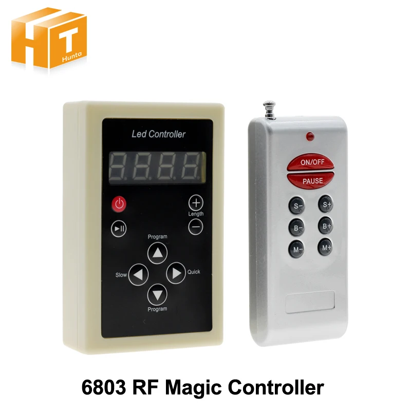 

6803 RF Controller 133 Change Digital Dream Magic Color Chasing 6803 ic 5050 RGB Colorful LED Strip