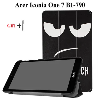 

Ultra Slim Mangetic Folio Stand PU Leather Case For Acer Iconia B1-790 B1 790 2017 7.0 inch Cover For Acer B1-790 case+Pen