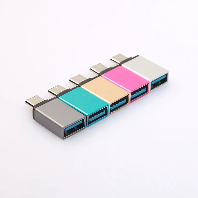 

Metal USB Type-C Male To USB 3.0 Female Converter Adapter OTG for Xiaomi Huawei Android Phone Tablet Type C Connections Cable