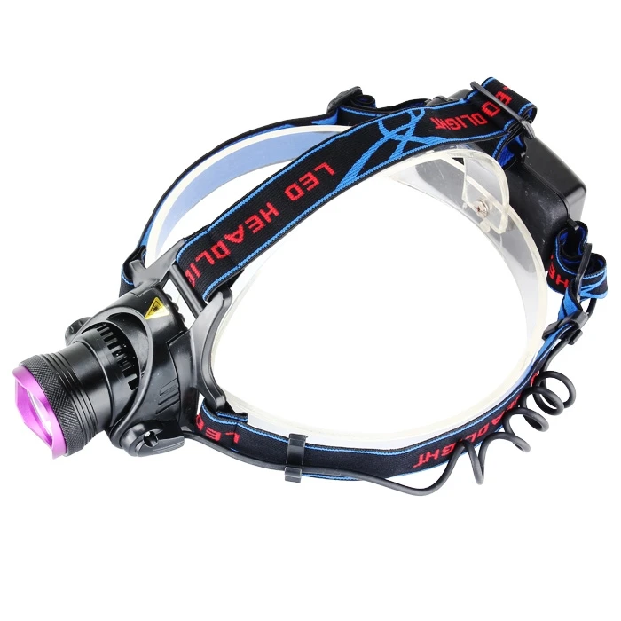 2000 Lumens CREE XM-L T6 LED Headlamp Headlight Rechargeable Head Torch Lamp + AC Charger 100-240v