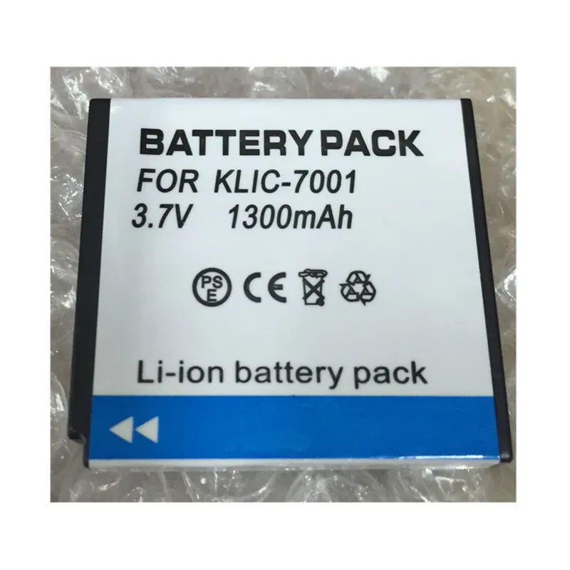 KLIC-7001 KLIC 7001 литиевых батареи пакет K7001 цифровой батареи для камеры KLIC-7001 для Kodak M341 m340 m320 m1073