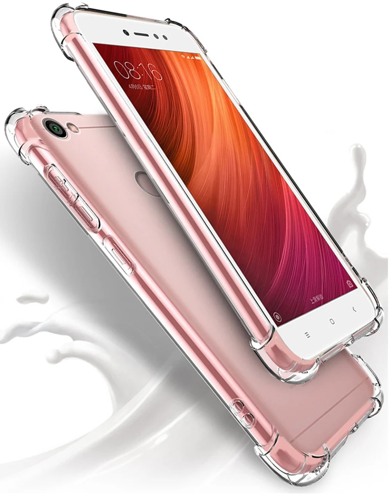 Transparent silicone case xiaomi redmi note 5a (1)