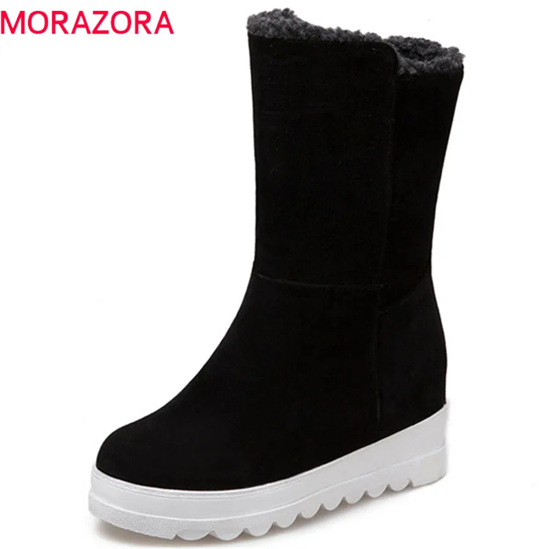 comfortable platform booties