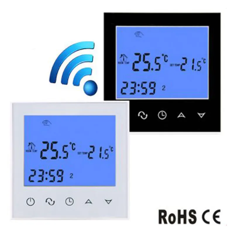

WIFI-EP 7 Day Programmable Wifi Thermostat For Smart Home Wifi Controller with Two Sensors