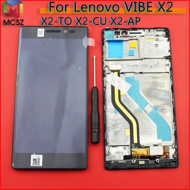 Для Lenovo Vibe X2 ЖК дисплей сенсорный экран дигитайзер в сборе запасные части с