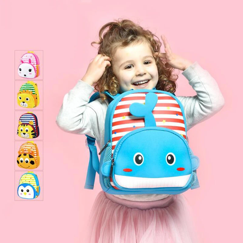 100pcs/lot Lovely Kids Children's School Bags Backpack Infant Schoolbag