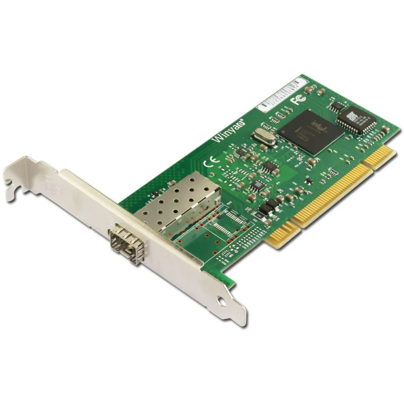 Winyao WY545DF PCI настольная гигабитная волоконная lan Карта для 82545 PWLA8490MF однопортовая SFP