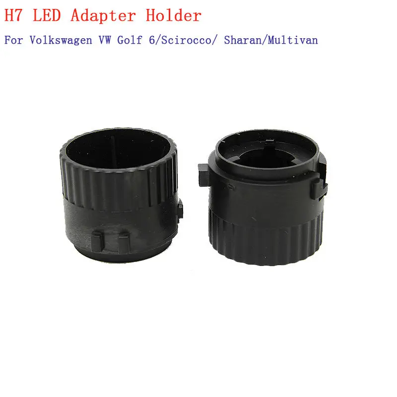 Car Bulbs Socket Conversion Adapter For Volkswagen VW MK6 Golf 6 or GTI H7 HID Xenon Bulb Adapter Holder Scirocco Sharan Multivan 2