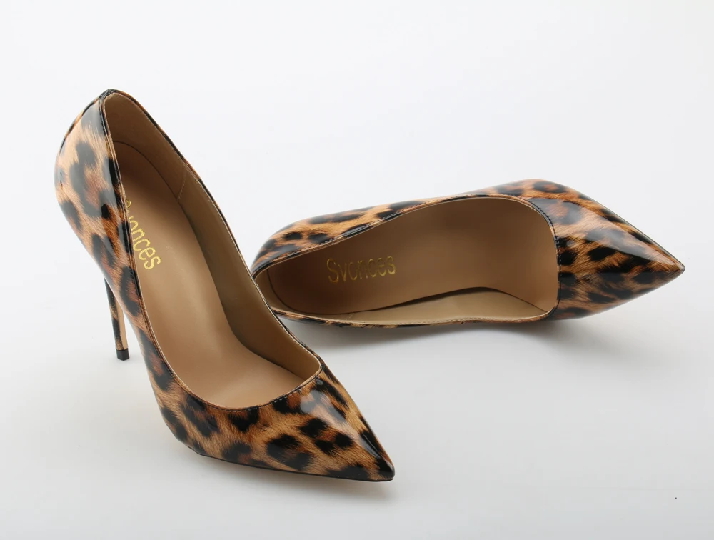 Svonces So Nice Kate/леопардовые туфли-лодочки пикантные женские Вечерние туфли на высоком каблуке свадебные туфли с острым носком на высоком каблуке ультра тонкий высокий каблук