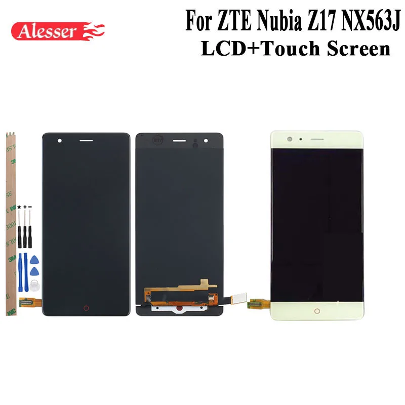 

Alesser For ZTE Nubia Z17 NX563J LCD Display and Touch Screen Assembly Repair Parts +Tools And Adhesive For ZTE Nubia Z17 NX563J