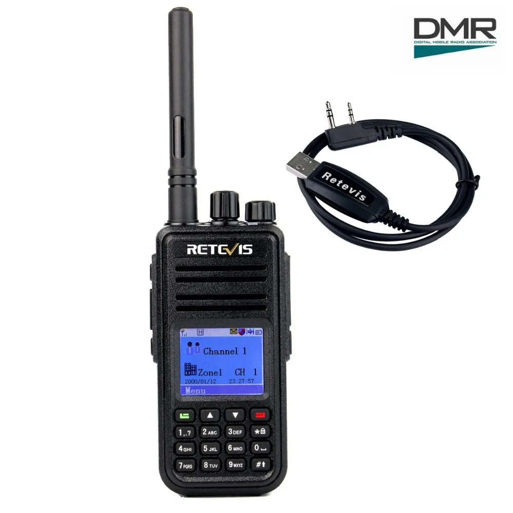 Retevis RT3 DMR Digital Radio (GPS) Walkie Talkie UHF (or VHF) 5W ...