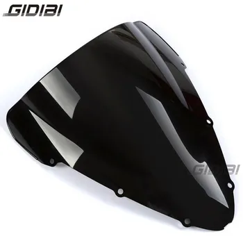 

Smoke& Clear Motorcycle Windshield WindScreen For HONDA CBR600 F4I CBR 600 F4I 2001-2007 02 03 04 05 06 Double Bubble