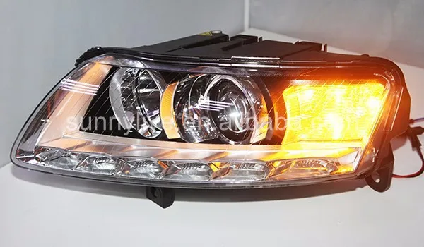 OEM светодиодный налобный фонарь для Audi A6L 2005-2011 с комплектом D3S HID