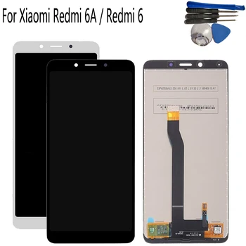

100% Tested Display 5.45" For Xiaomi Redmi 6A LCD Display Touch Screen Digitizer Assembly With Frame For Redmi 6 LCD Display