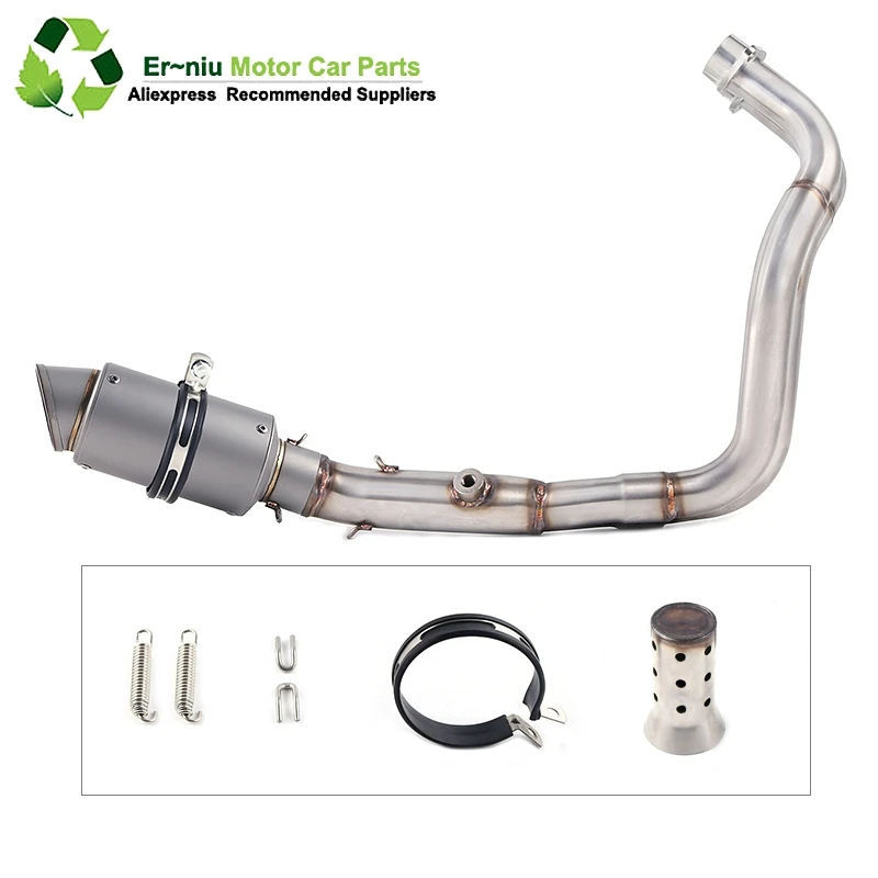 

MT 07 Exhaust Full system For Yamaha MT07 mt07 FZ-07 FZ07 2014-2017 XSR700 2016-2017 Stainless steel sc escape moto exhaust pipe