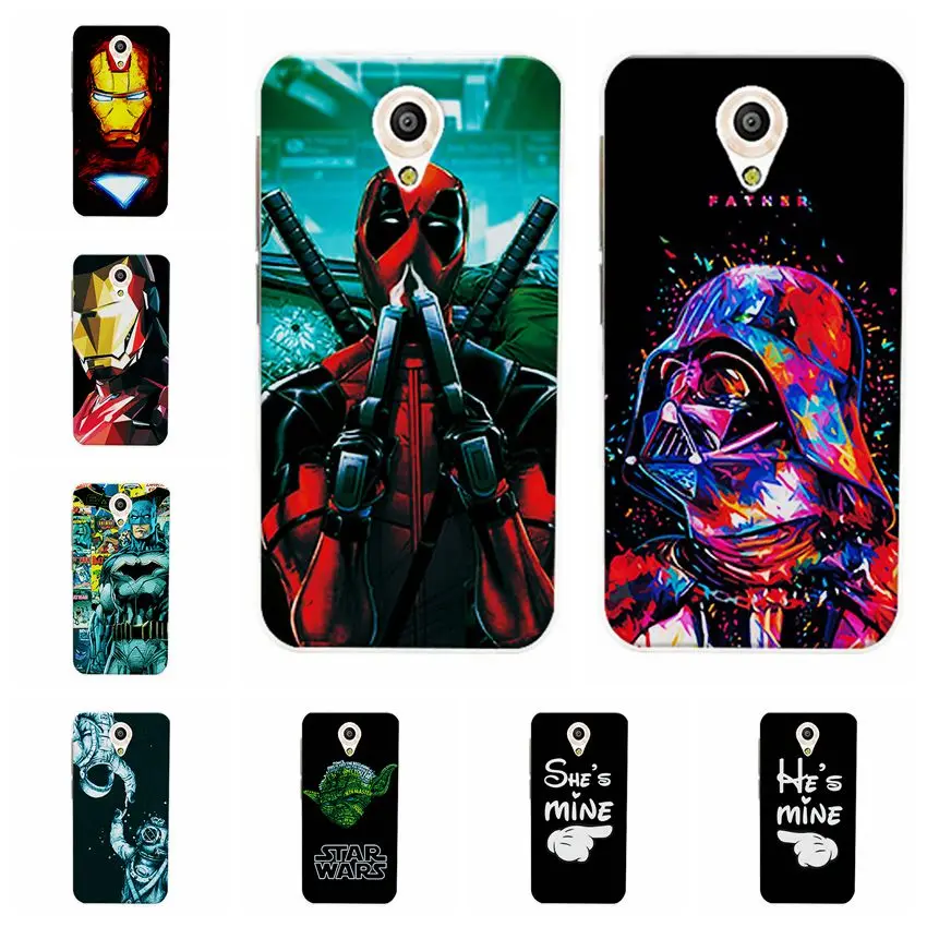 

Charming Deadpool Spiderman Case Coque For Vodafone Smart Prime 7 Soft TPU Cases For Vodafone Smart Prime7 VFD600 VF600 Cover 5"