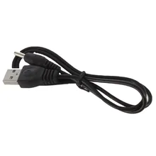 80 см USB 2 0 Тип Мужской 3 5 мм DC разъем питания баррель разъем 5 в кабель черный