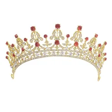 Серебро/золото кристалл принцесса Noiva диадема головной убор Стразы невесты корона тиара свадебные аксессуары для волос ювелирные изделия BH