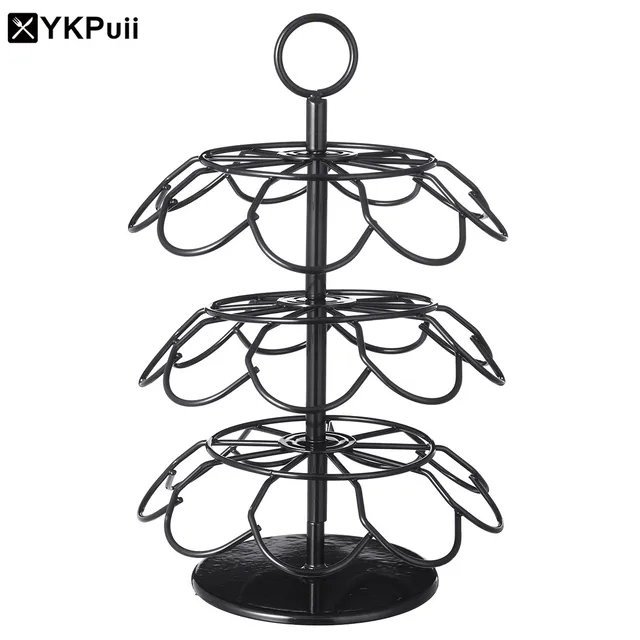 Special Price YKPuii 24 Pod Pretty Coffee Capsule Holder Storage Stand Chrome Tower Mount Rack Stand Coffee Shop Revolving Display Storage Special Price YKPuii 24 Pod Pretty Coffee Capsule Holder Storage Stand Chrome Tower Mount Rack Stand Coffee Shop Revolving Display Storage