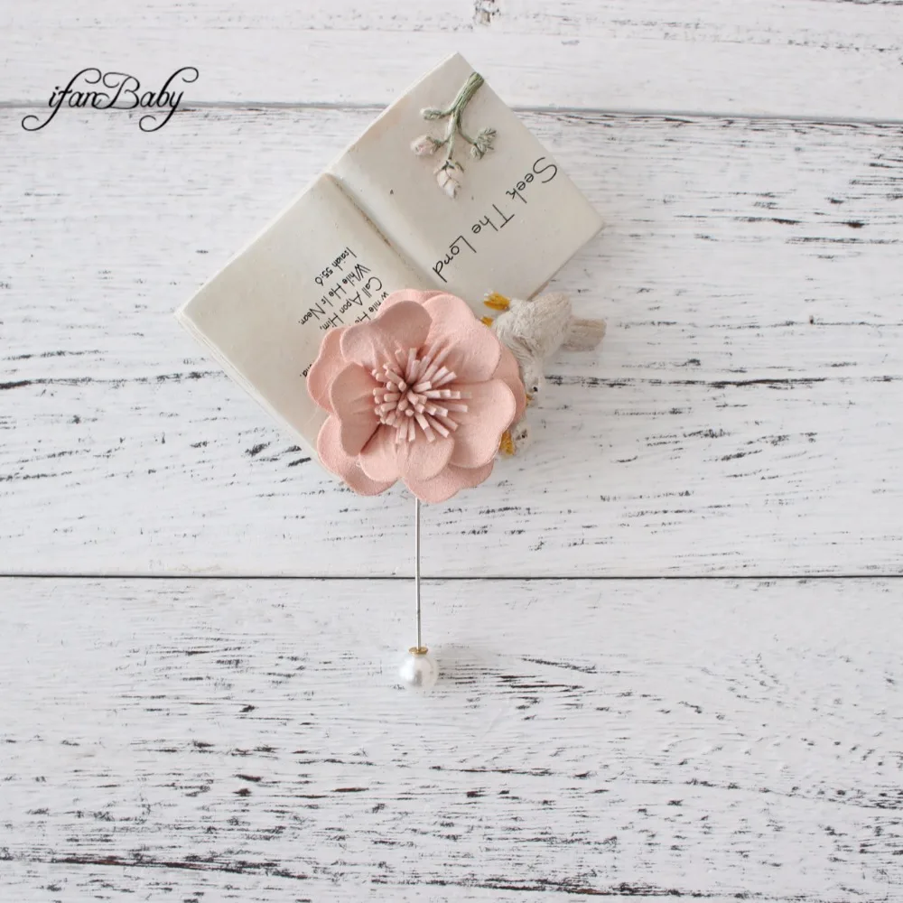 leather flower brooch 7