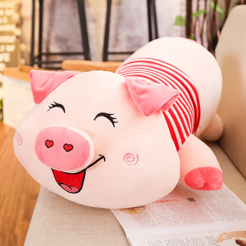 Kawaii Оригинальная мягкая плюшевая игрушка LOL Pig подушка милая кукла-поросенок в