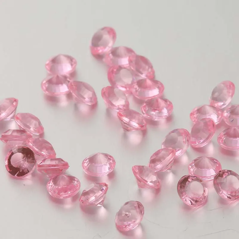 

Ynaayu 2000pcs/set Acrylic Diamond Confetti Scatter Acrylic Crystal GemTissue Party For Wedding Decoration Birtyday Party Supply