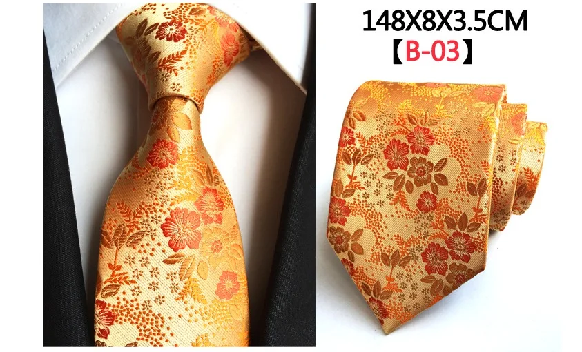 Новое поступление Свадебный Мужской галстук ЖАККАРДОВЫЙ тканый цветочный модный дизайнерский галстук для мужчин бизнес 148x8x3,5 см галстук для жениха Kravat