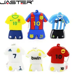 JASTER модная футбольная одежда серии USB флэш-память футбольная рубашка карта памяти, носитель 4 ГБ 8 ГБ 16 ГБ 32 ГБ 64 ГБ USB флэш-накопитель