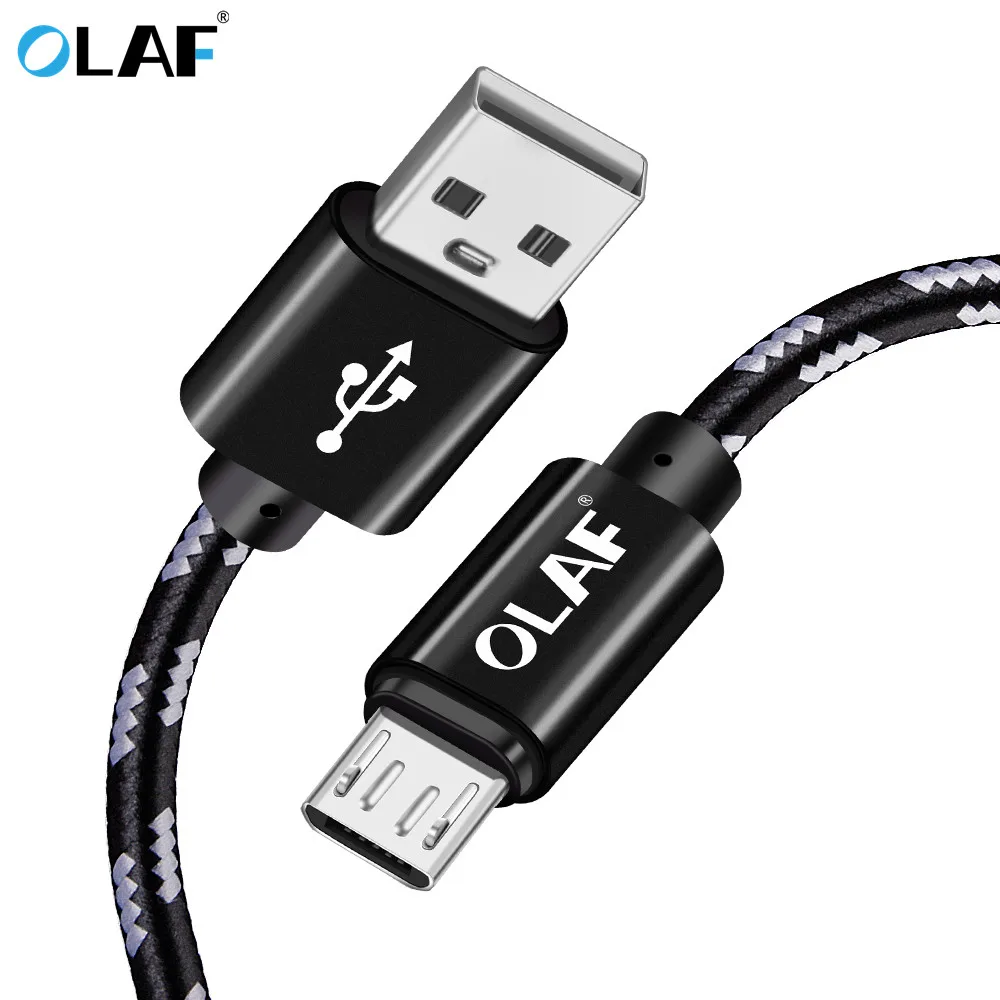 

OLAF Micro USB Cable Fast Charging Microusb Charger Cord For Samsung S7 Xiaomi Redmi Note 5 Pro Tablet Android Phone Micro Cable