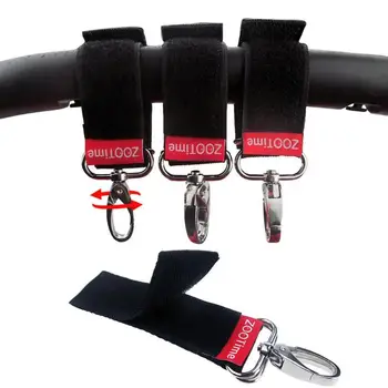 

2pcs Lightweight Universal Stroller Hooks Pushchair Magic Sticker Hooks