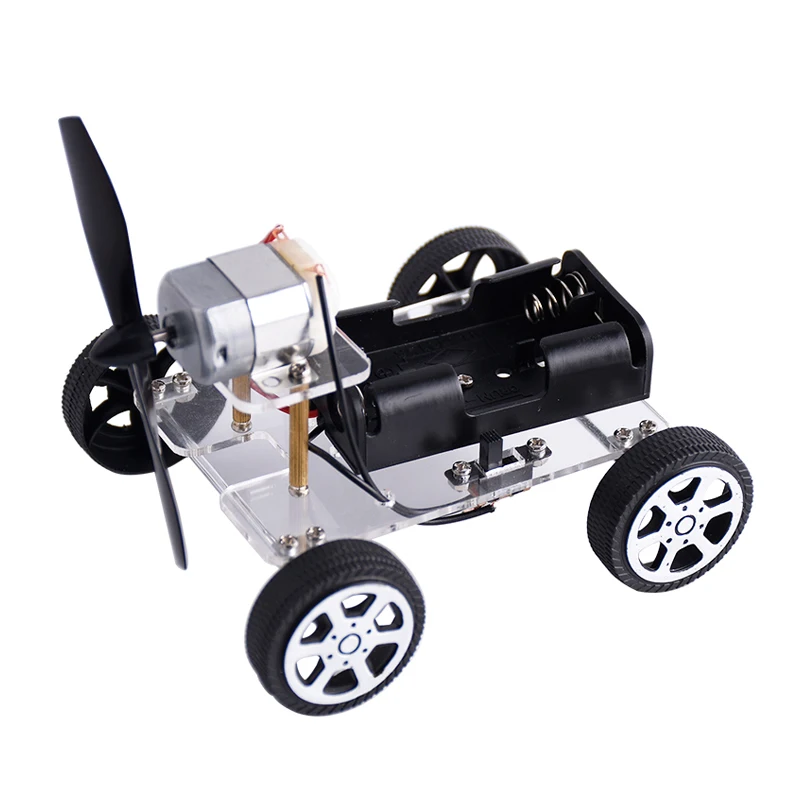 Force Car DIY ветровая тележка Модель для вождения ветра игрушки экспериментов