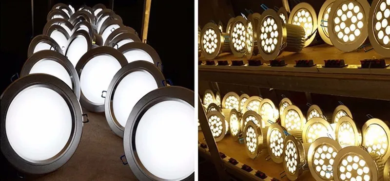 2.5inch Downlight LED 6w 9w 12w 220v Nature White Square Recessed LED Lamp Spot Light for Living Room Foyer Bedroom Kitchen