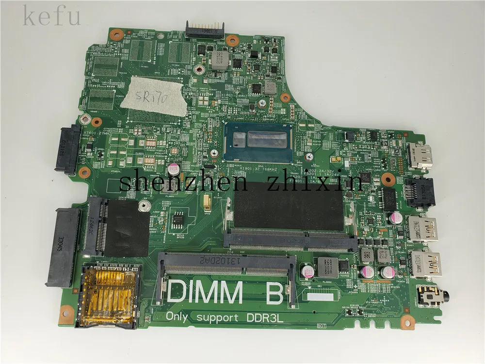 

For Dell Inspiron 14R 5437 3437 Laptop motherboard I5-4200 Processor DDR3 CN-0YGRK4 Mainboard test good