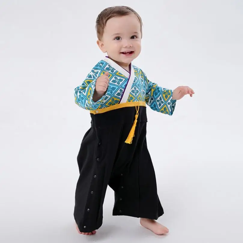Baby Kimono Japanese Baby Clothes 2019 Summer New Retro Infant Toddler