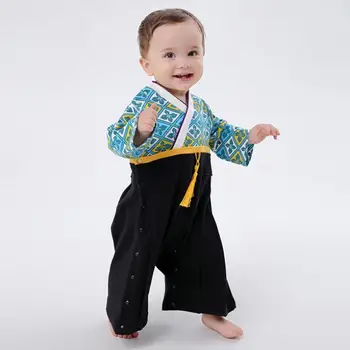 

Baby Kimono Japanese Baby Clothes 2019 Summer New Retro Infant Toddler Romper Japanese Baby Pyjamas Jumpsuits Fantasia Bebe Y686