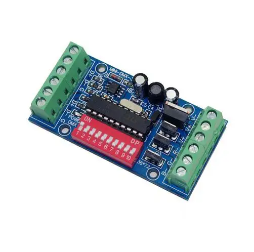 

Wholesale 1 PCS DC5V-24V mini 3CH Easy dmx LED Controller RGB dmx512 decoder