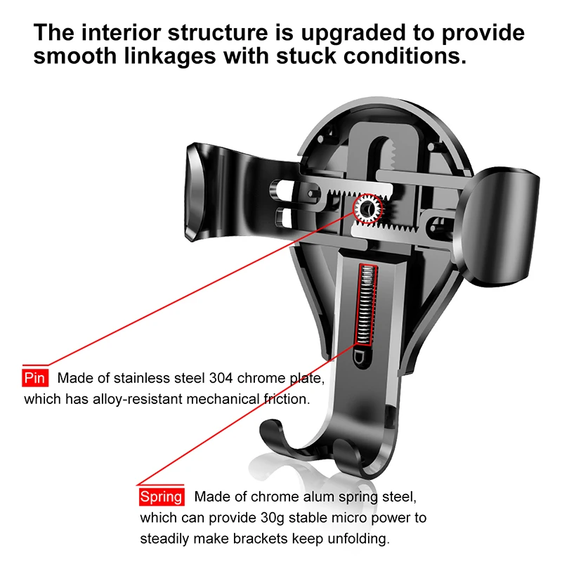 Baseus Car Phone Holder For iPhone X 8 5 6 7 Samsung Xiaomi Phone Stand Holder Automatic Clamping Sucker Mount Holder Stand