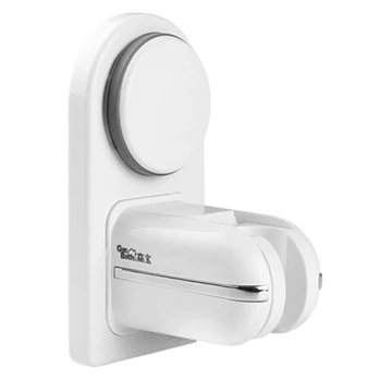 

Bathroom Shower Head Holder with Suction cup Adjustable Faucet Holder wall mounted Shower Head hook Seat Hand Shower Head Holder