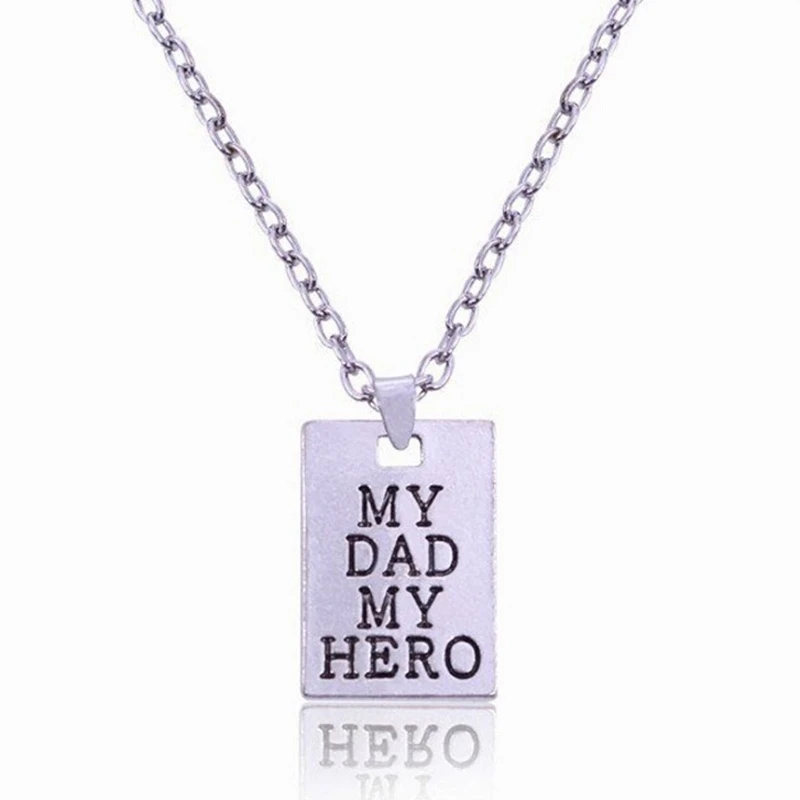 fathers day necklace engraved
