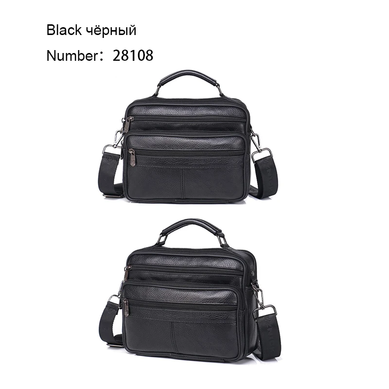 men genuine leather shoulder bag handbag Zipper Men Bags leather Fashion handbag Genuine Leather ZZNICK