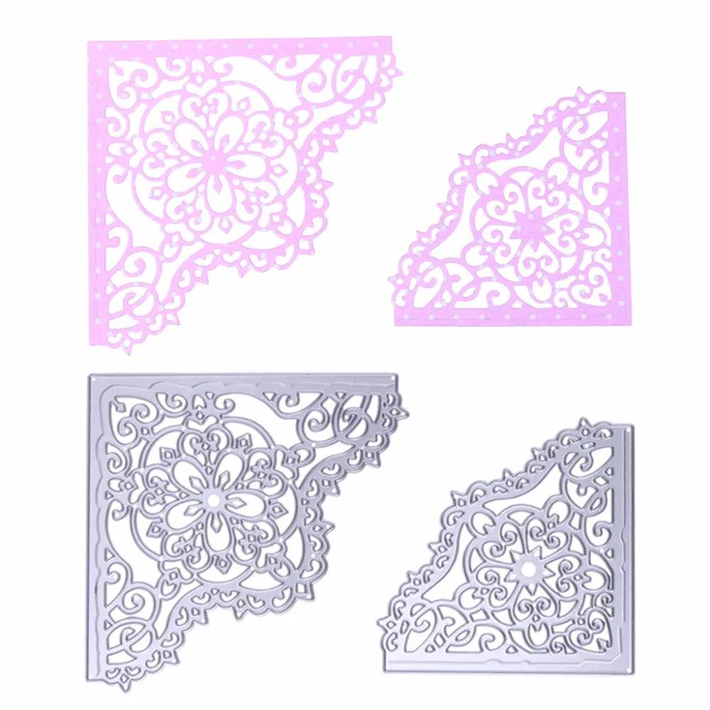 Corner Metal Cutting Dies Stencil DIY Scrapbooking Embossing Paper Card