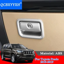 QCBXYYXH ABS стайлинга автомобилей двери автомобиля бардачок переключатель блесток для Toyota Prado внутреннего украшения Наклейки интерьерные Frame