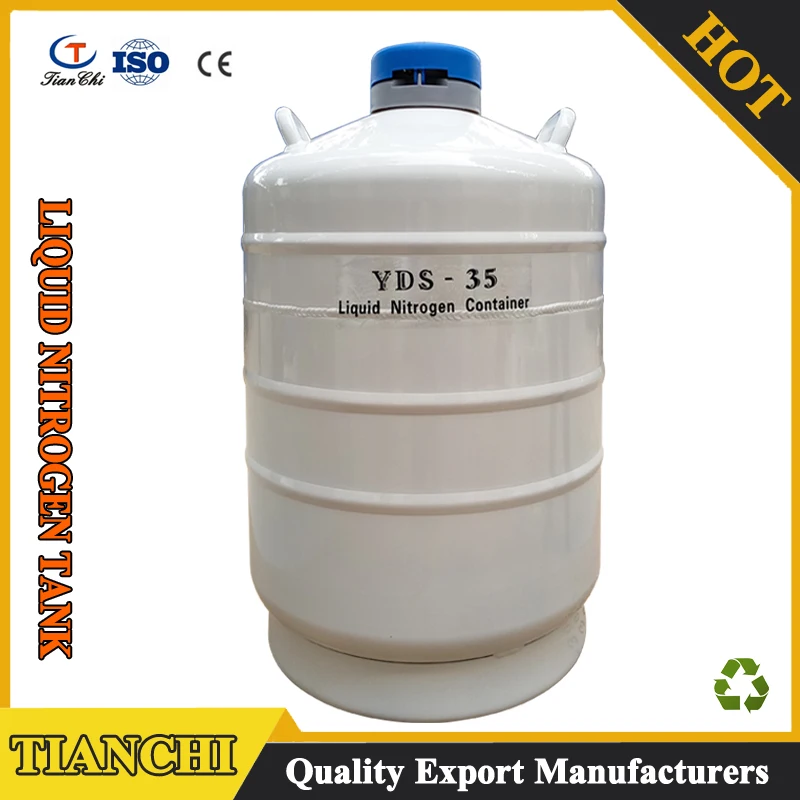 

LN2 Storage Dewars 35L Liquid Nitrogen Container 35 Liter with Straps